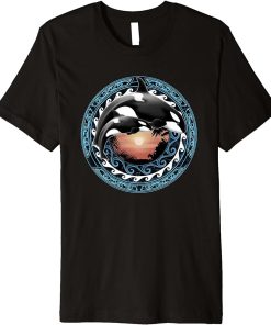 Orcas Polynesian Hawaiian Whale Cute Orca Premium T-Shirt