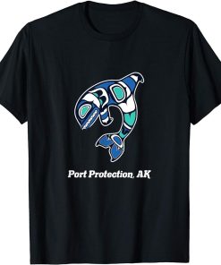 Port Protection AK Native American Tribal Orca Killer Whale T-Shirt